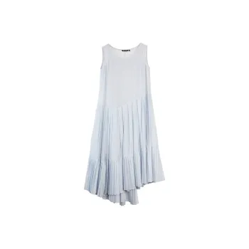 ELLE Slip Dresses Women's Gray Blue