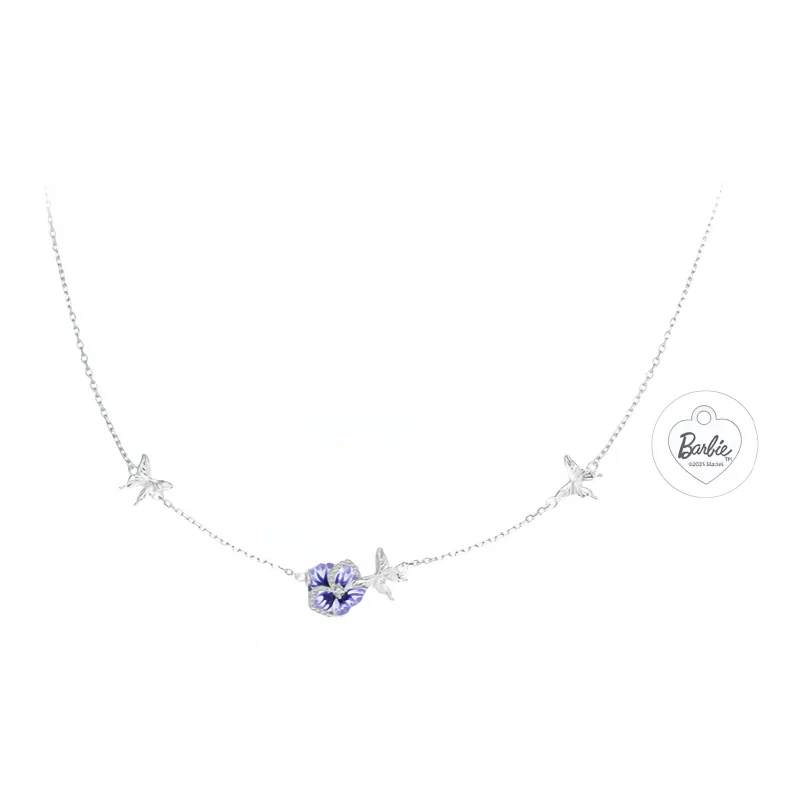 Barbie S925 Silver Necklaces Women's-0
