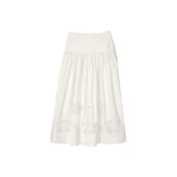 Sandro Floral embroidered Midi Skirt