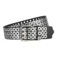Black with Silver-Tone Buckle