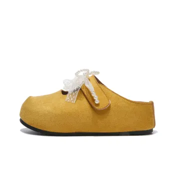 Komanic Rubber Sole Quiet Odor Resistant Antibacterial Closed Toe Slippers Women's