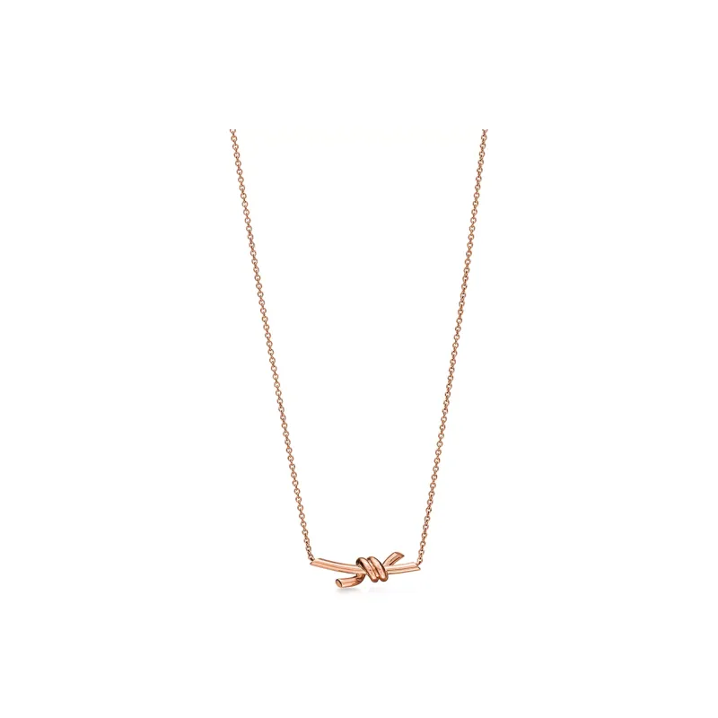 TIFFANY & CO. 18K Rose Gold Necklaces Women's Rose Gold-1