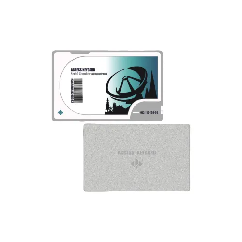 Lezhi By Me Delta Force, White Khaki PVC Game Launch Card/CEO NFC Card Accessories 1 Pc