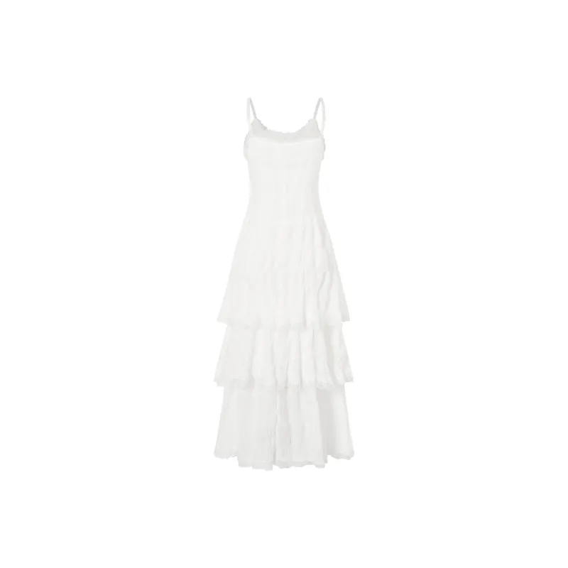 7 SEVFUN Slip Dresses Women's White-1