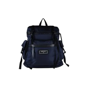 Jimmy Choo Label Backpack Men's Dark Blue