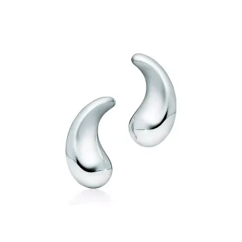 TIFFANY & CO. 925 Sterling Silver Clip On Earrings Women's Silver