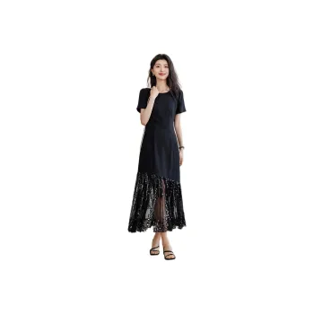 【dme】 Short Sleeved Dress Women's