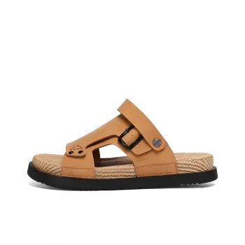MIIOW Beach Sandals Men Beige/Black/Khaki