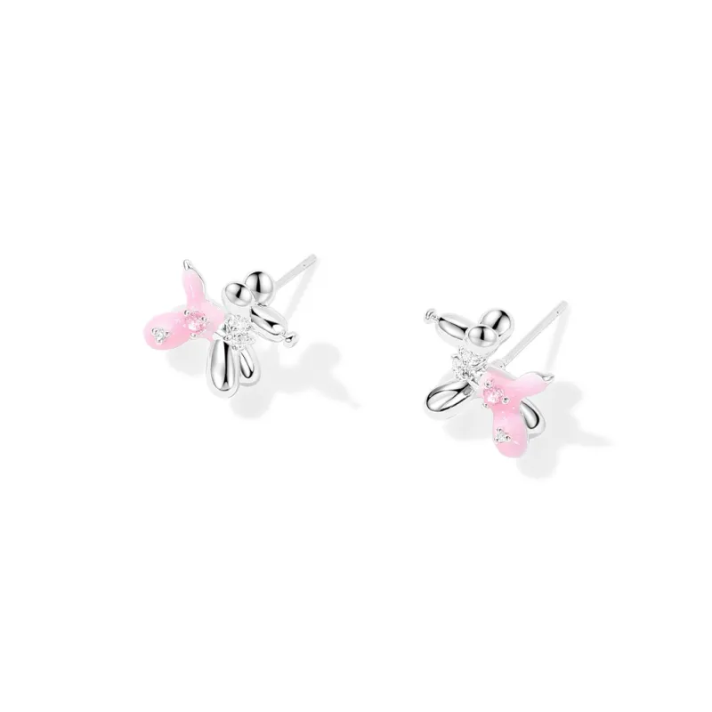 DODOGOGO S925 Silver Stud Earrings Women's-7