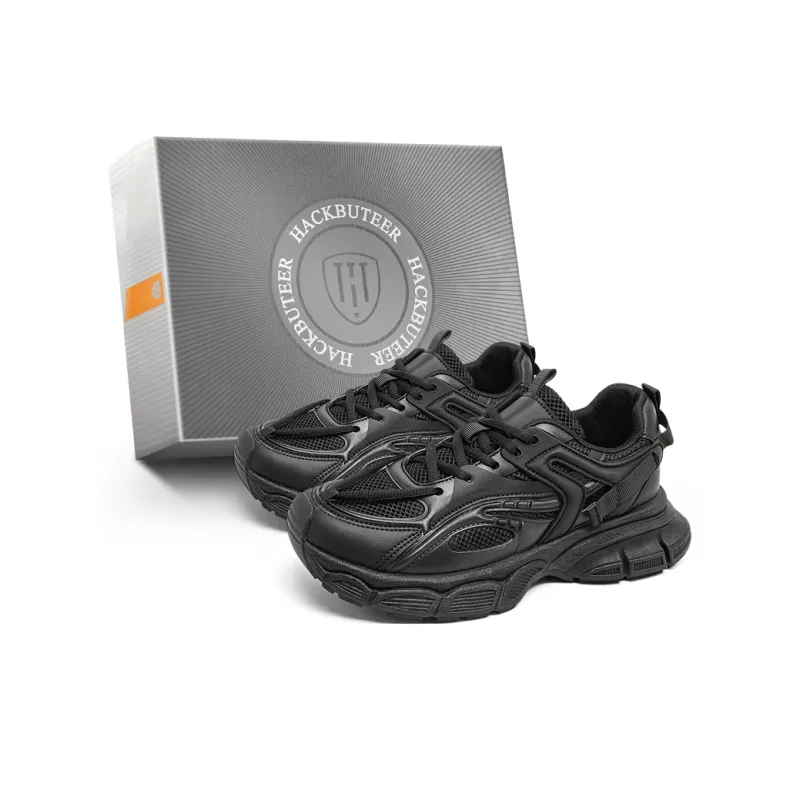 HACKBUTEER Low Top Chunky Sneakers Men's Box Included-4