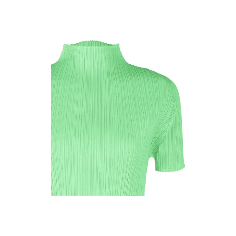 PLEATS PLEASE ISSEY MIYAKE Regular T Shirt Women's Mint Green-4