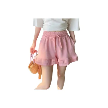 SUSANSAN Casual Shorts Women's Pink