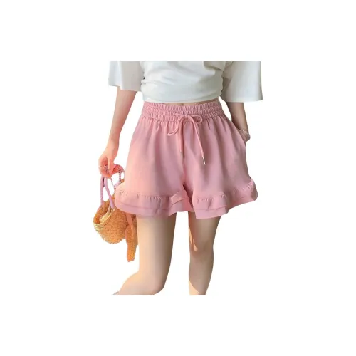 SUSANSAN Casual Shorts Women's Pink