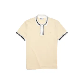 LACOSTE Polo Shirts Men Ecru