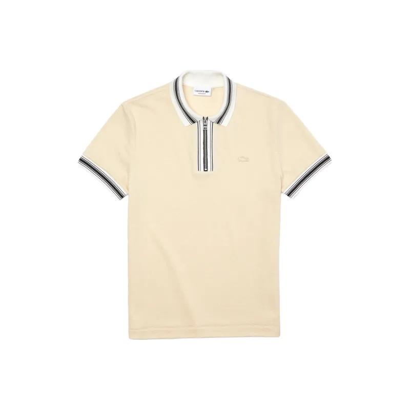 LACOSTE Polo Shirts Men Ecru-0