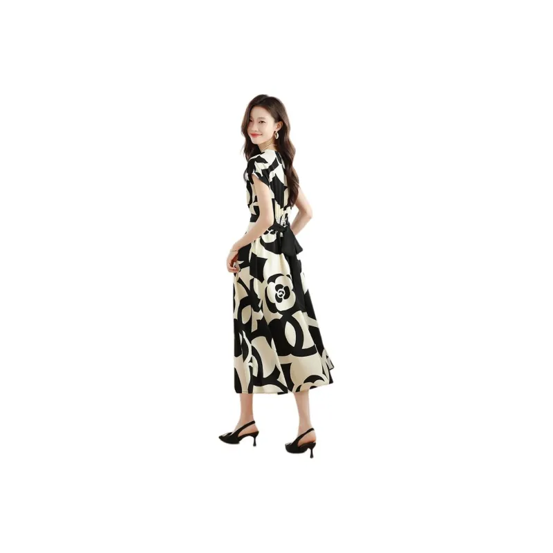 Mu Xiao Xin Short Sleeved Dress Women's-1