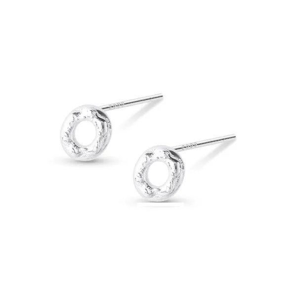 ETAHLOVE 999 Fine Silver Stud Earrings Women's-5