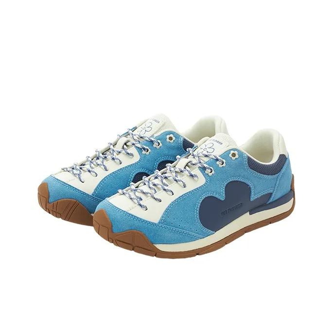 WE FLOWER Casual Shoes Unisex Low Top White-2