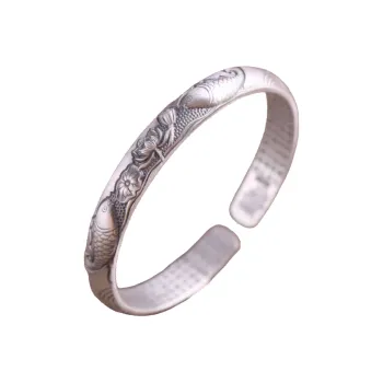 FUYUFU 999 Fine Silver Bangles Women's