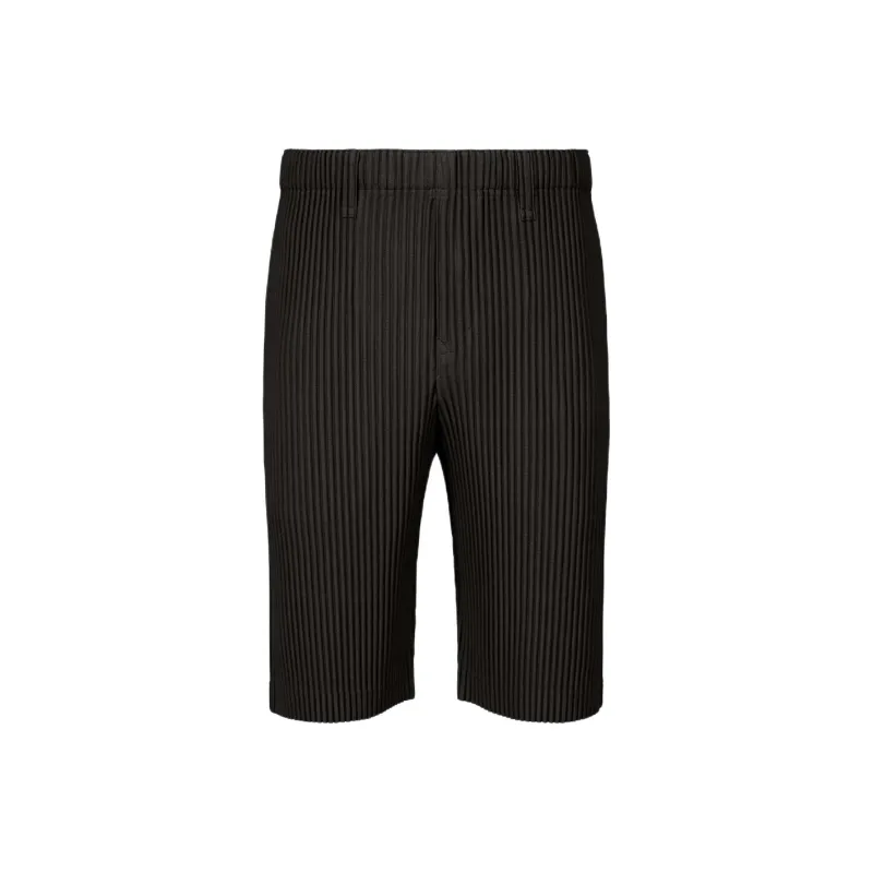 Homme Plissé Issey Miyake Casual Shorts Men's Black-0