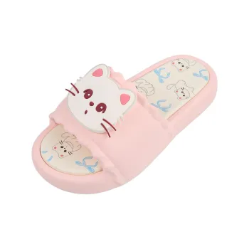 Thin Strips Slippers Women's, Light Pink