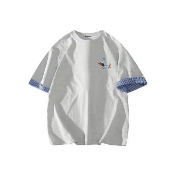 BRUMAIRE T Shirt Unisex White Heather Gray