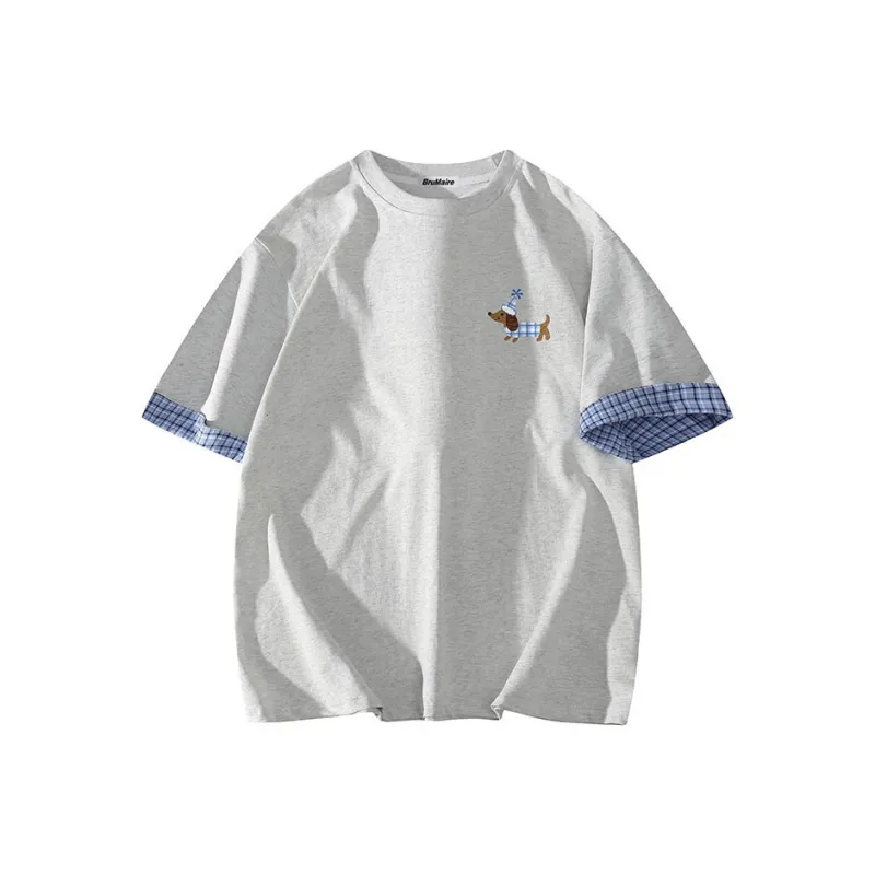 BRUMAIRE T Shirt Unisex White Heather Gray-0