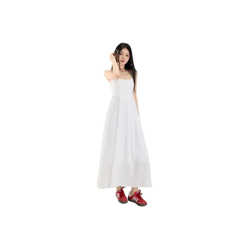 7 SEVFUN Slip Dresses Women's White-0