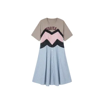 UOOYAA Short Sleeved Dress Women's