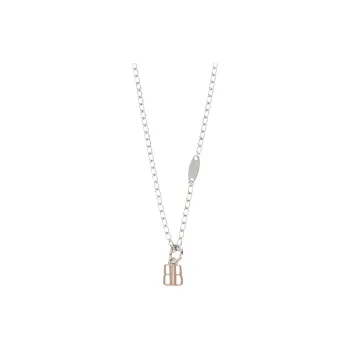 Balenciaga Brass, Zinc Alloy Necklaces Unisex Silver