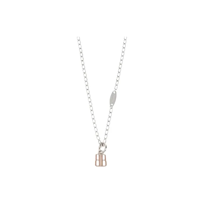 Balenciaga Brass, Zinc Alloy Necklaces Unisex Silver-0