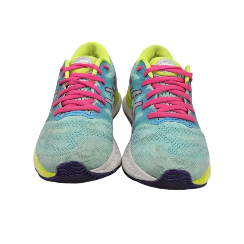 Asics GEL Nimbus 23 Anti Slip Wear Resistant Low Top Running Shoes Women's Green Pink-2