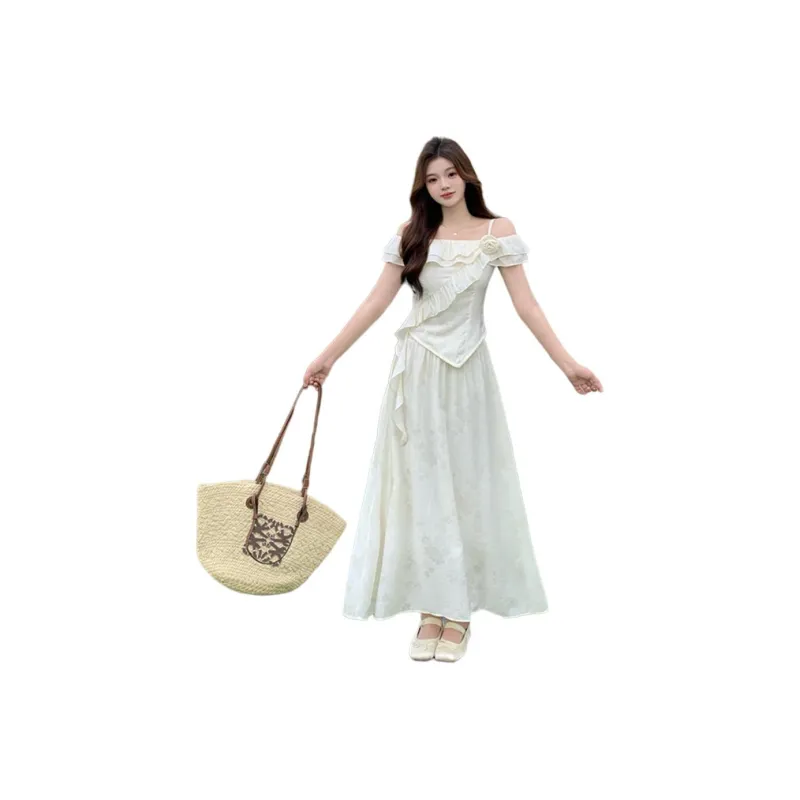 Si Bei'er Two Piece Skirt Sets Women's-0