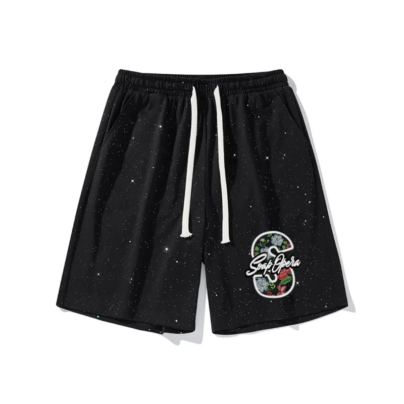 SOAP OPERA Casual Shorts Unisex Black-0