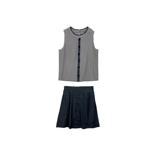 Icicofficial Two Piece Skirt Sets Women's