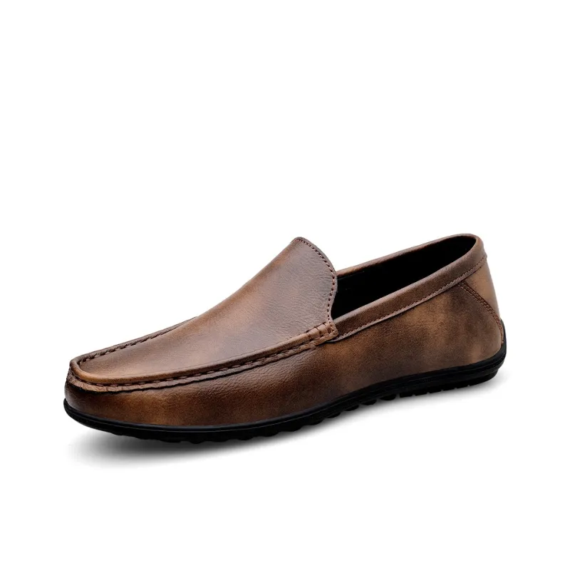 Dunnu Gommino Loafers Men Brown-5
