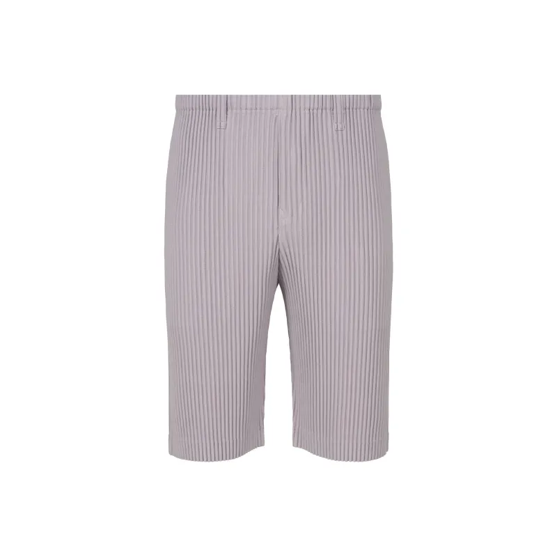 Homme Plissé Issey Miyake Casual Shorts Men's Purple-6