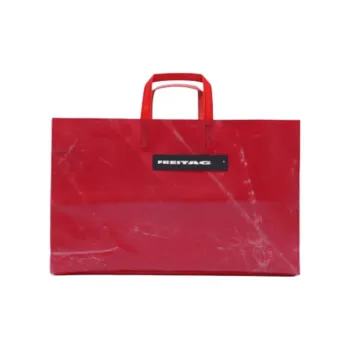 FREITAG PVC Tote Bag, Shopping Bag, Handbag Tubas Unisex Red