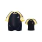 2 Pack (Yellow & Navy Blue Loose Fit+Yellow & Navy Blue Regular Fit Cropped)