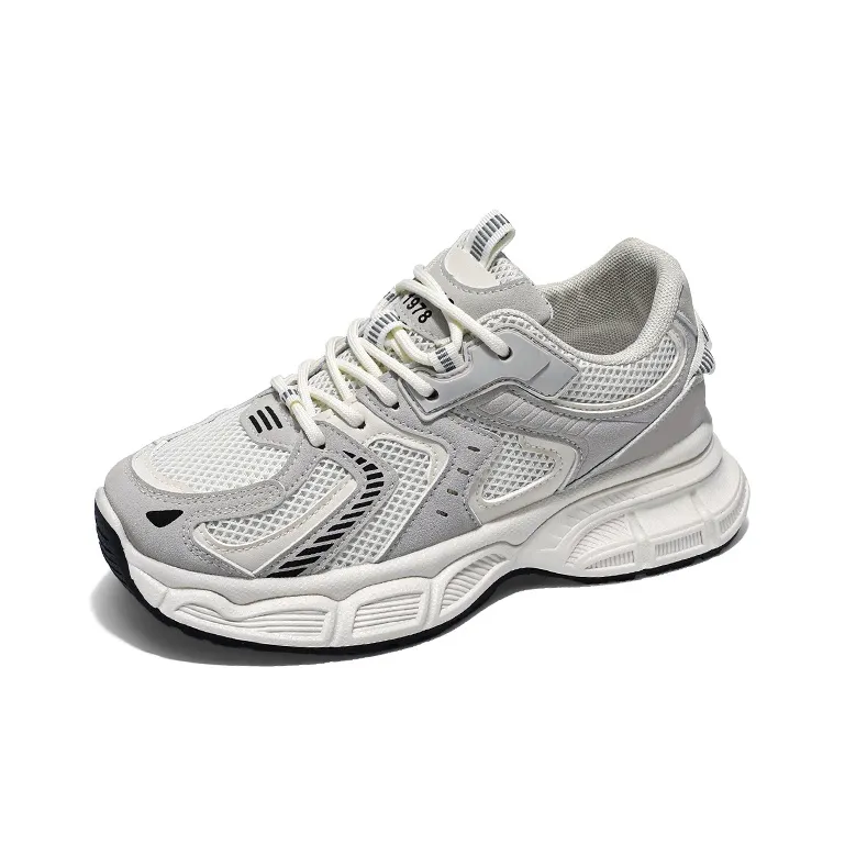 TEXWOOD Slip Resistant Coverage Support Low Top Chunky Sneakers Women's-6