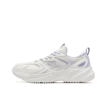 XTEP Slip Resistant, Breathable, Lightweight Low Top Casual Shoes Women's Sail White