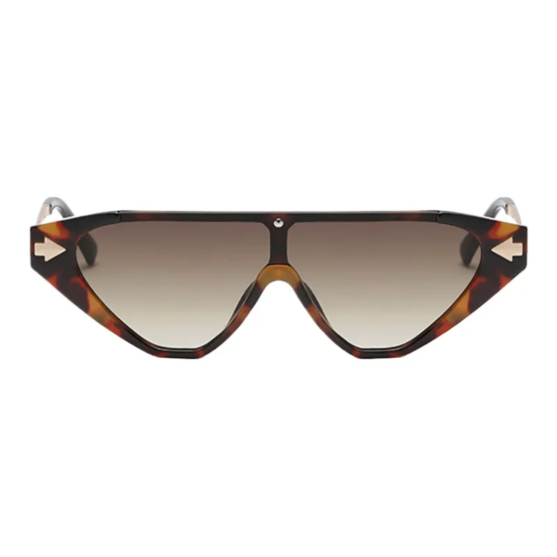 SOMAN Metal Irregular Shape Sunglasses Unisex-11