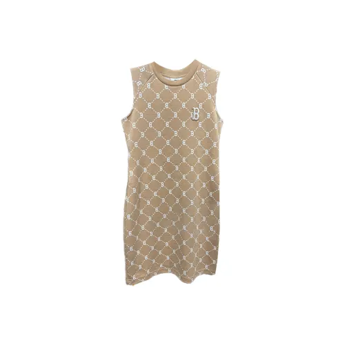 MLB Boston Red Sox Sleeveless Dress Women's Light Camel