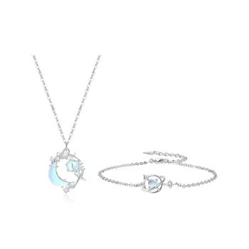 EUA Colored Glaze Necklaces Women's