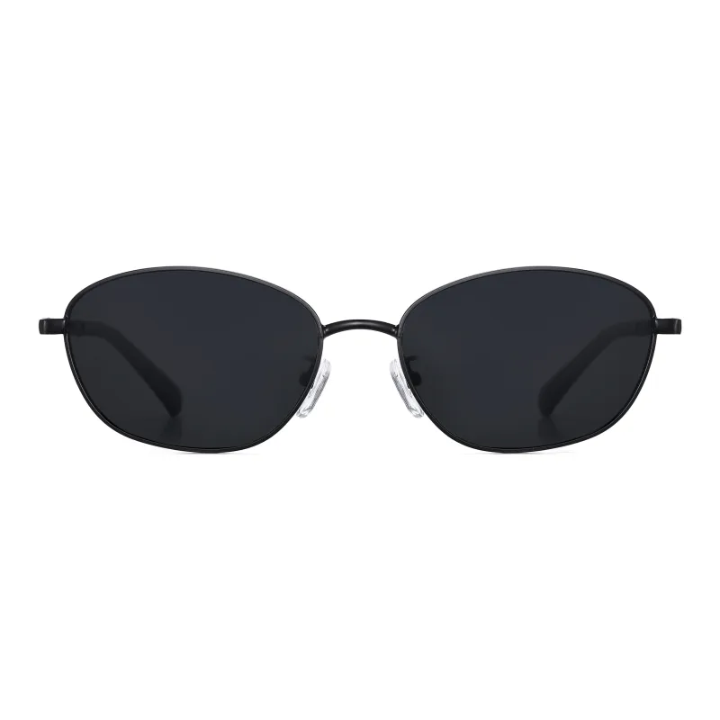 COLORE.IN Alloy Oval Sunglasses Unisex-1