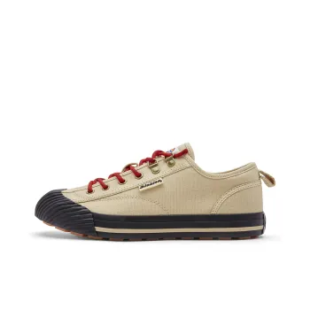 Dickies Low Top Skateboard Shoes Unisex Beige Black
