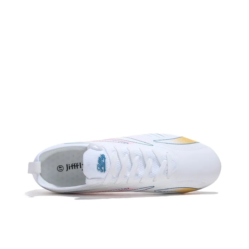 Jifffly Soft Ground Abrasion Resistant Support Lightweight Soccer Shoes Unisex-5