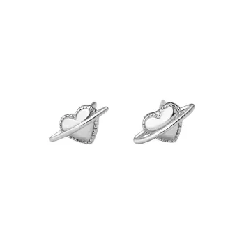 KOOGIS 999 Fine Silver Stud Earrings Women's