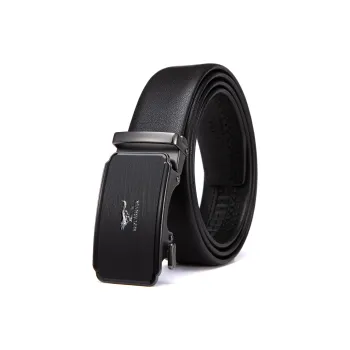 SEPTWOLVES Split Cow Leather With Transferred Pattern Leather Belts Men's Width 3.5cm