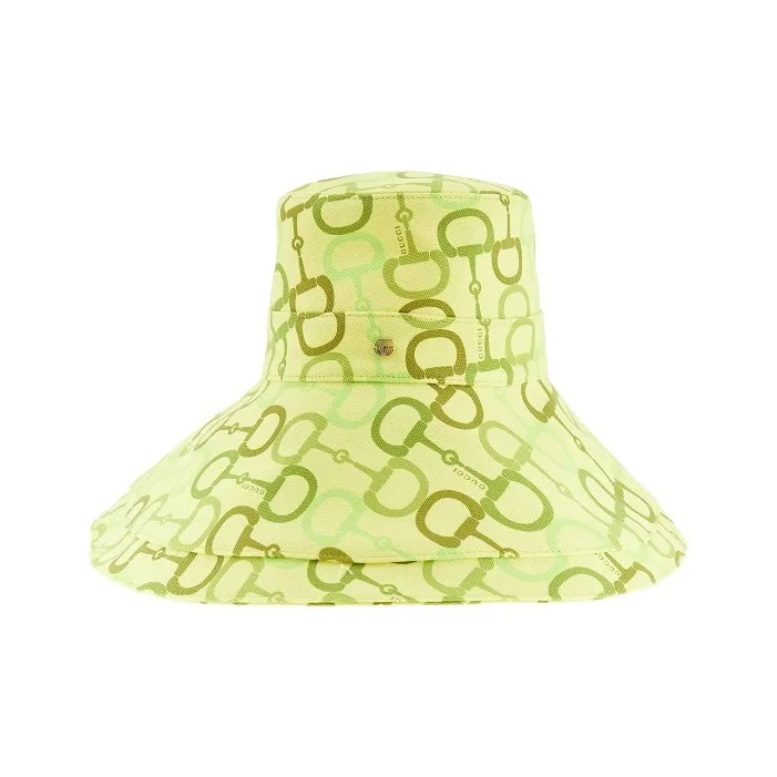 GUCCI Cotton Hats & Caps Unisex Yellow-0